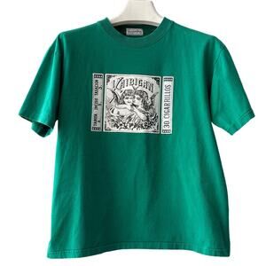 VINTAGE 80s Wendy Graphic Cigar Box Art Single Stitch Tee Shirt Size M